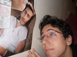 Pictured: me in college enjoying Jake Gyllenhaal. Photo courtesy of Caitlin Collins